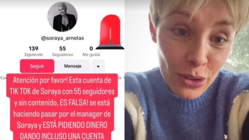 Soraya alerta de una peligrosa estafa en redes que pide dinero a sus ...