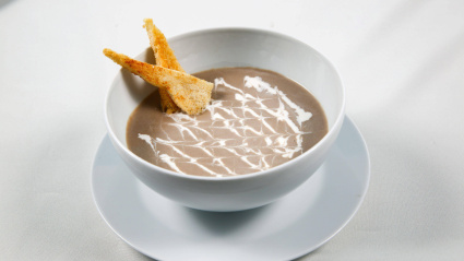 Crema de champiñones