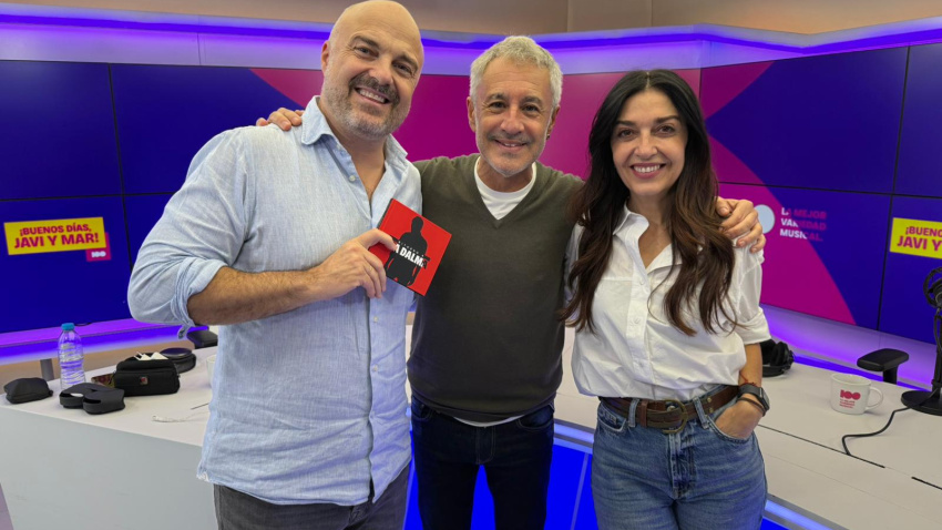 Javi y Mar con Sergio Dalma y su nuevo trabajo 'Ritorno a Via Dalma' en CADENA 100
