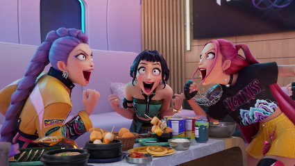 Fotograma de la película 'Las guerreras k-pop'