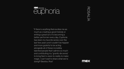 Las declaraciones de Rosalía por su participación en la serie 'Euphoria'