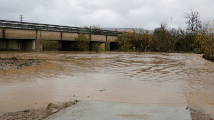 Riu Manol, al Pont del Príncep, a l'Alt Empordà a la llevantada de Sant Esteve