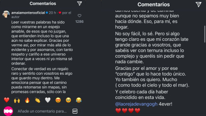 Las palabras de Amaia Montero a sus compañeros de La Oreja de Van Gogh