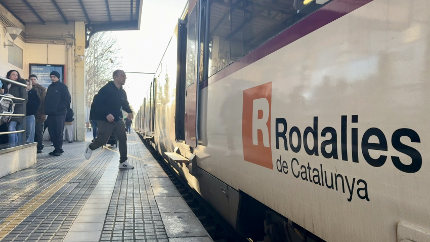 Tren Rodalies a Cerdanyola del Vallès