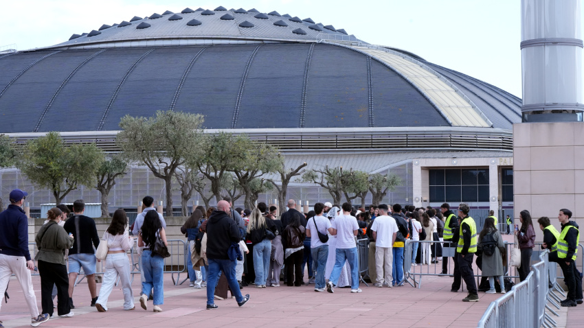 Cua a un dels concert de Rosalía a Barcelona