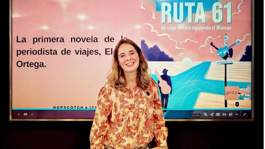Elena Ortega, escritora de RUTA 61