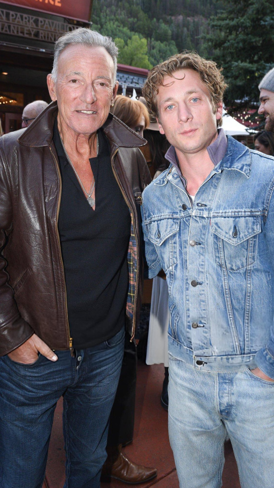 Bruce Springsteen y Jeremy Allen White