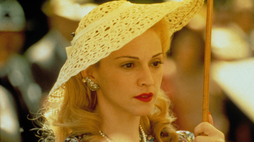Madonna interpretando a Eva Perón en 'Evita'
