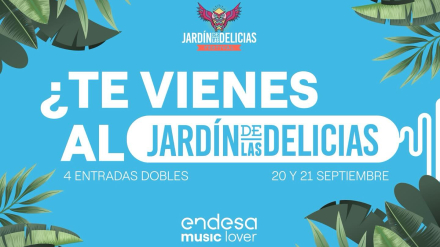 Sorteo entradas Festival Jardín de las Delicias