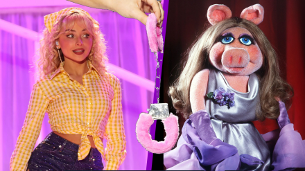 Sabrina Carpenter y Peggy la cerdita