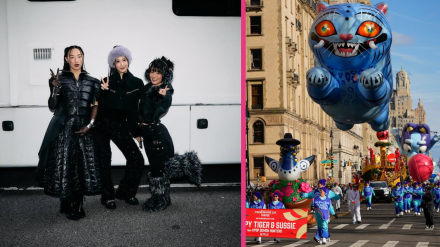 HUNTR/X en el desfile de acción de gracias 2025 NY