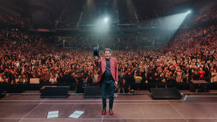 Foto de despedida de Joaquín Sabina