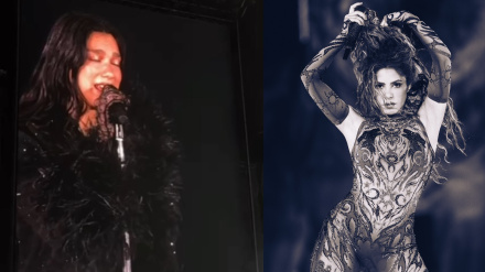 El homenaje de Dua Lipa a Shakira en Bogotá cantando 'Antología'