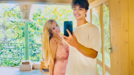 Britney Spears junto a su hijo, Jayden