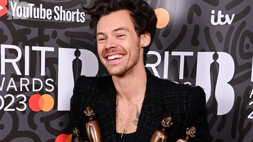 Harry Styles al finalizar la ceremonia de entrega de los 'BRITs Awards 2023'