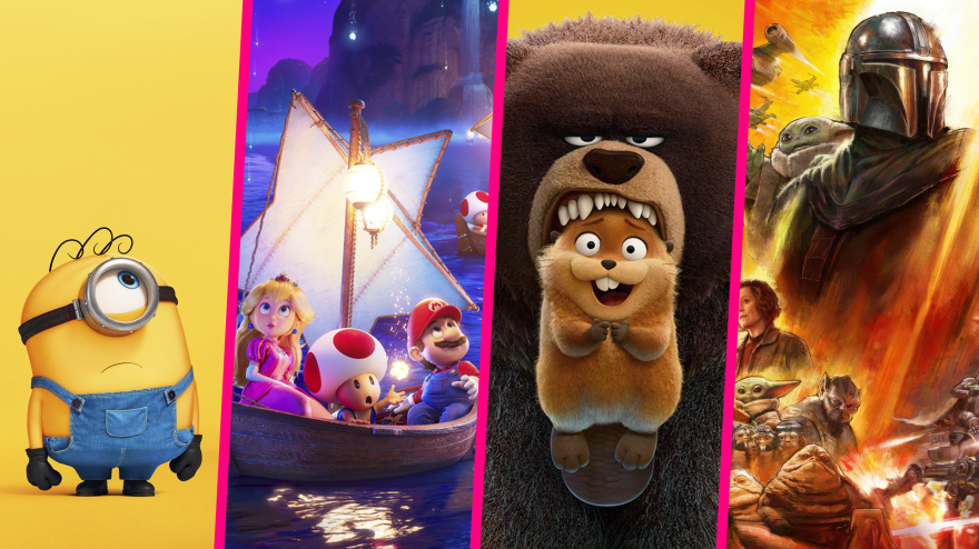 'Minions & monsters', 'Super Mario galaxy: La película', 'Hoppers' y 'Mandalorian & Grogu'