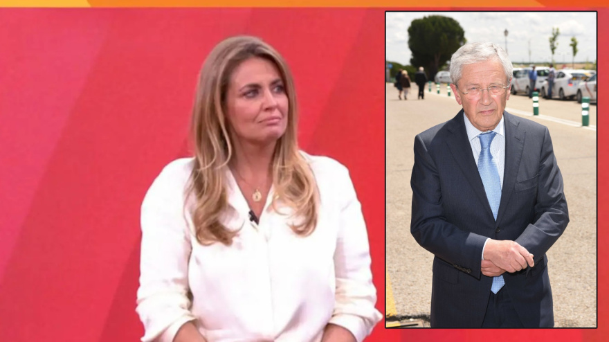 Pepa Romero, al borde del llanto tras conocerse la muerte de Fernando Ónega