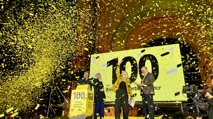 Inauguració del compte enrere de 100 dies