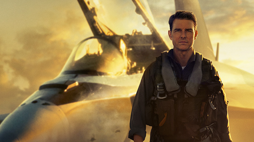 Tom Cruise en el cartel de 'Top gun: Maverick'