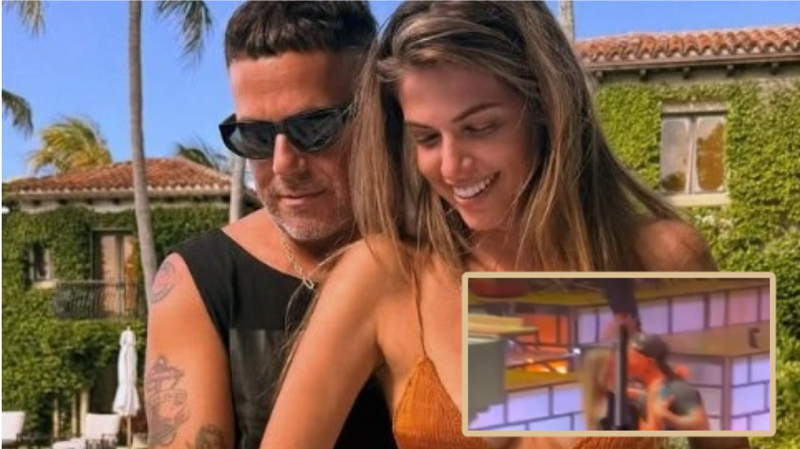 Alejandro Sanz y su beso apasionado sobre el escenario a Stephanie Cayo