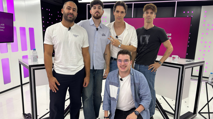 Yago, Rafa, Pepe y Diego (Veintiuno) con Pablo Gallinar