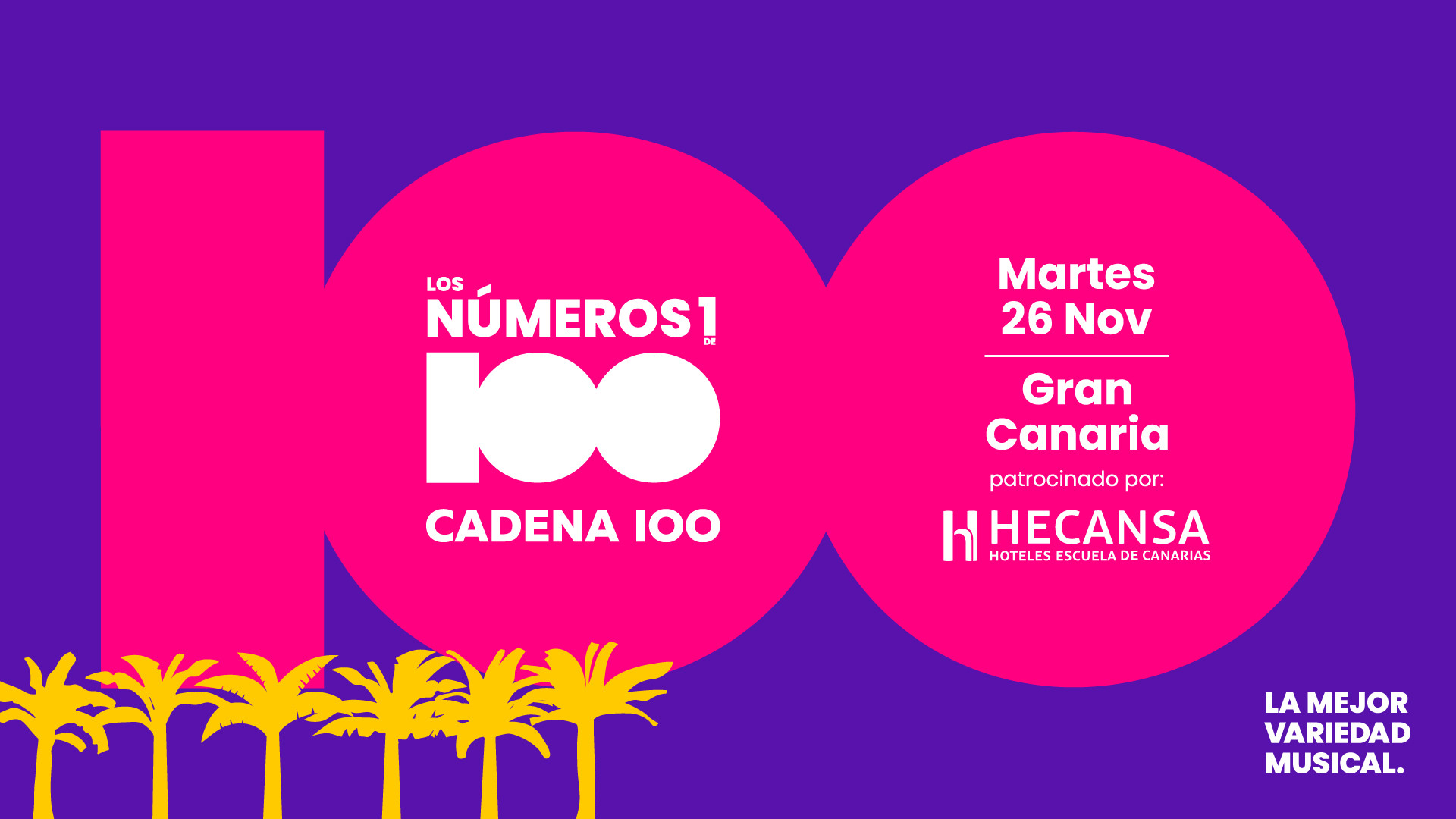 Presentamos Los Números 1 de CADENA 100, ahora en Canarias: todo lo que ...