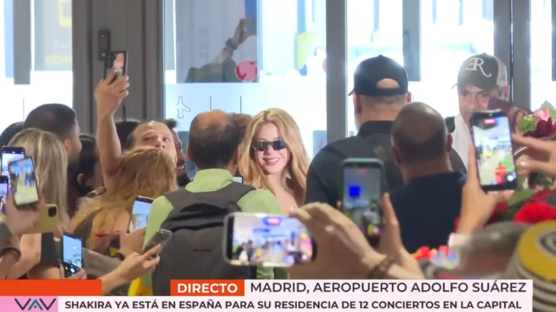 Shakira Lands in Madrid to Begin European Residency