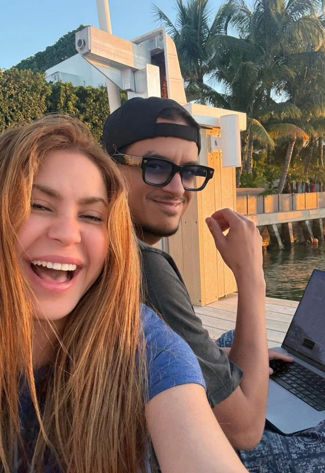 Shakira y Alex Castillo en Miami