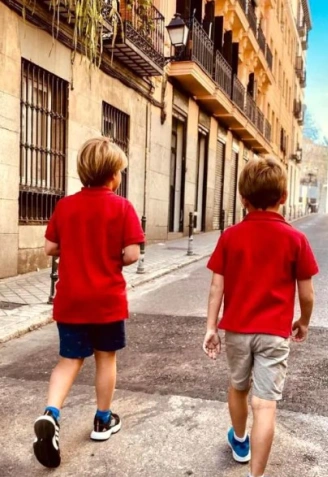 Los hijos de Sonsoles Ónega en una imagen compartida por ella en redes