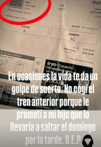 Torito y el billete que no usó del tren siniestrado en Córdoba