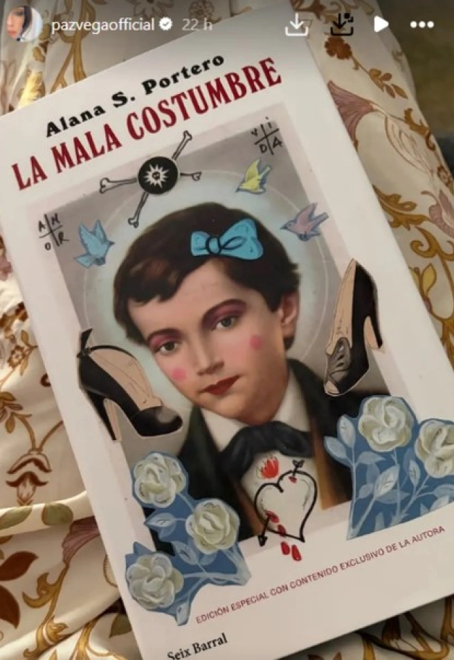 Paz Vega se refugia en la lectura tras su divorcio de Orson Salazar