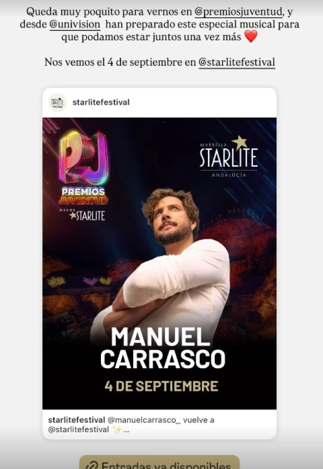 Manuel Carrasco y la pieza documental que grabará en Marbella este 4 de septiembre