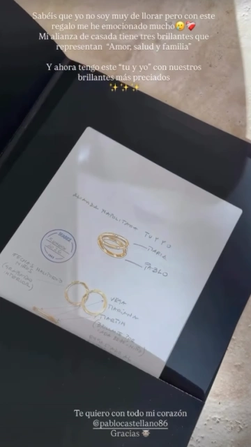 María Pombo en redes sociales