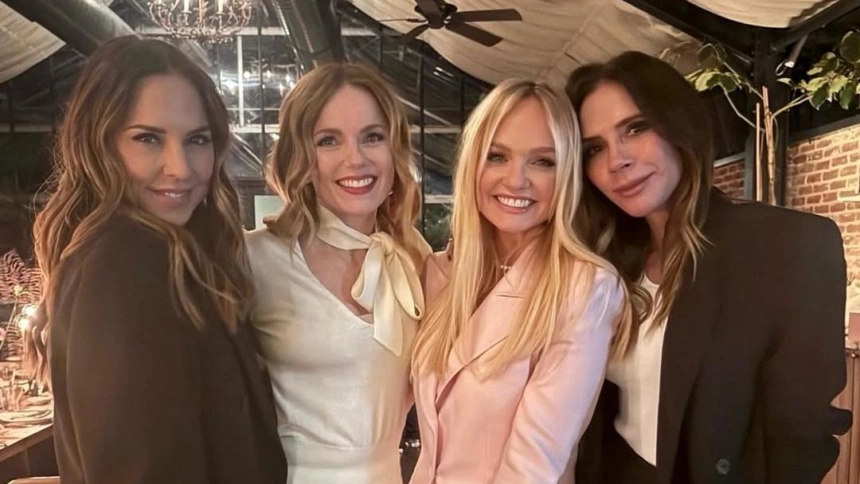 Melanie C, Geri Halliwell, Emma Lee y Victoria Beckham