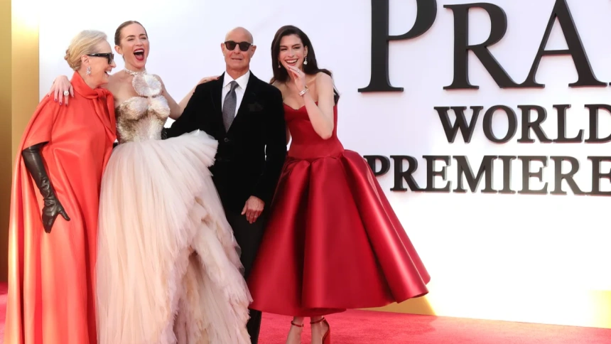 El elenco de el Diablo Viste de Prada