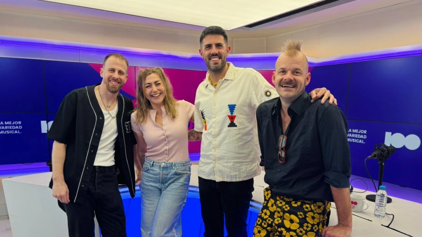 La Pegatina presenta su nuevo disco en CADENA 100, con Alejandra Estévez