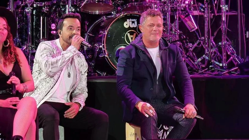 Imagen de Luis Fonsi y Alejandro Sanz, de su cuenta oficial de Instagram