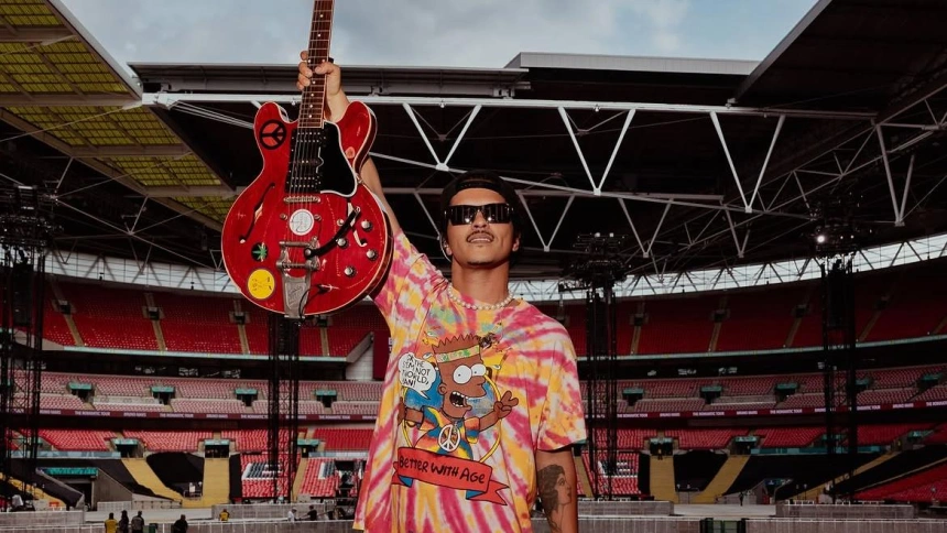 Imagen de Bruno Mars de su cuenta oficial de Instagram