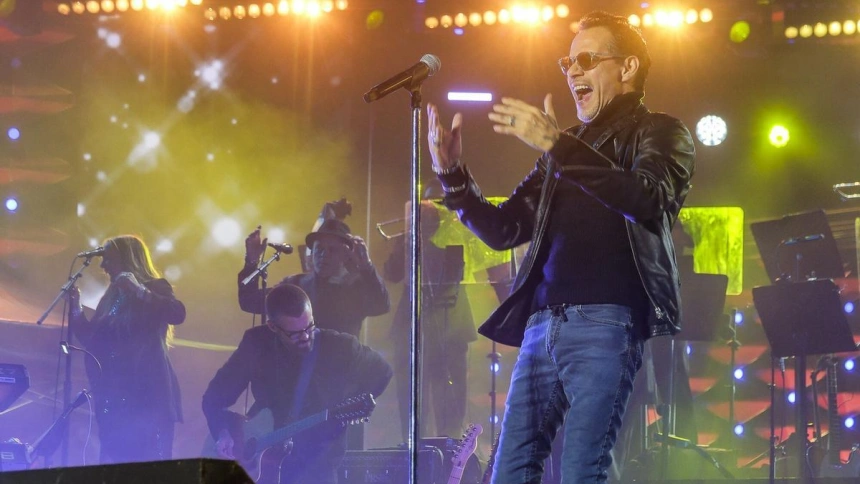 Marc Anthony durante su hitórico 'show' en Las Palmas de Gran Canaria