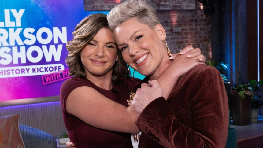 P!nk y su hija en 'The Kelly Clarkson show'