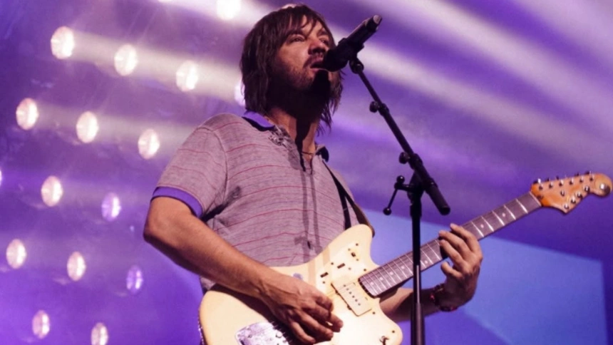 Kevin Parker, el vocalista de Tame Impala durante uno de sus conciertos