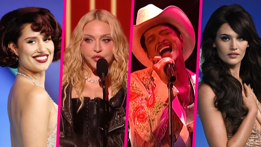 RAYE, Madonna, Bruno Mars y Sienna Spiro