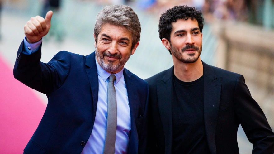 La reacción de Ricardo Darín al ver por primera vez a su hijo Chino con su bebé en brazos